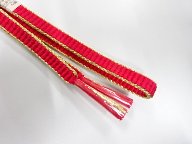  未使用品　正絹　手組帯締め